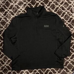 NRA National Rifle Association 1/4 Zip Pullover Men's 2XL Outdoors Hunt Fish
